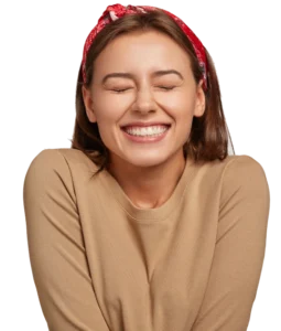Patient smiling after dental treatment
